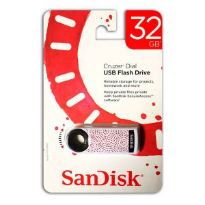 Sandisk USB FlashDrive 32GB Cruzer Dial Blister SDCZ57-032G-T4RS